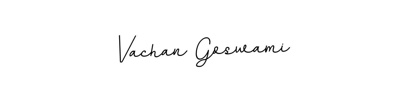It looks lik you need a new signature style for name Vachan Goswami. Design unique handwritten (BallpointsItalic-DORy9) signature with our free signature maker in just a few clicks. Vachan Goswami signature style 11 images and pictures png