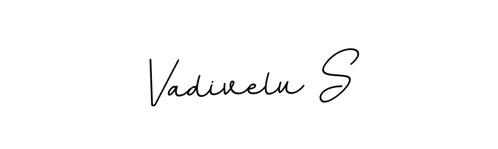 if you are searching for the best signature style for your name Vadivelu S. so please give up your signature search. here we have designed multiple signature styles  using BallpointsItalic-DORy9. Vadivelu S signature style 11 images and pictures png