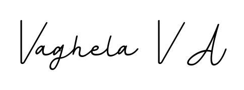 A timeless handwritten aesthetic for Vaghela V A. The BallpointsItalic-DORy9 font gives your signature a handcrafted feel with natural curves. Vaghela V A signature style 11 images and pictures png