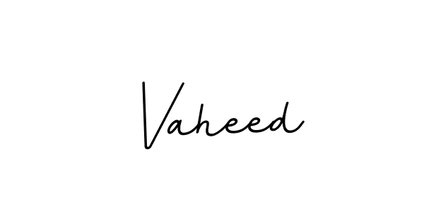 It looks lik you need a new signature style for name Vaheed. Design unique handwritten (BallpointsItalic-DORy9) signature with our free signature maker in just a few clicks. Vaheed signature style 11 images and pictures png