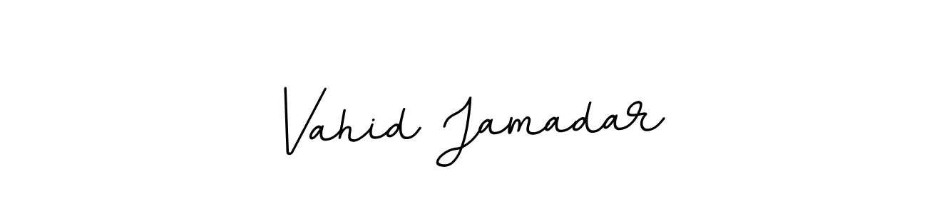 if you are searching for the best signature style for your name Vahid Jamadar. so please give up your signature search. here we have designed multiple signature styles  using BallpointsItalic-DORy9. Vahid Jamadar signature style 11 images and pictures png