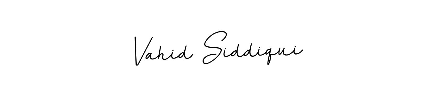 You should practise on your own different ways (BallpointsItalic-DORy9) to write your name (Vahid Siddiqui) in signature. don't let someone else do it for you. Vahid Siddiqui signature style 11 images and pictures png