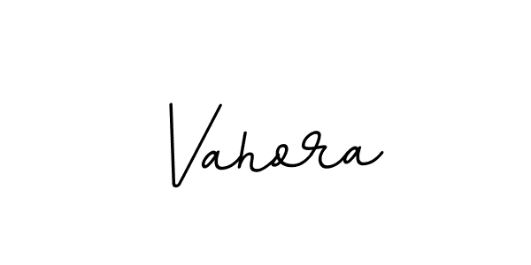 Use a signature maker to create a handwritten signature online. With this signature software, you can design (BallpointsItalic-DORy9) your own signature for name Vahora. Vahora signature style 11 images and pictures png