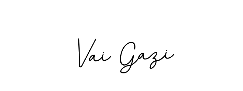 if you are searching for the best signature style for your name Vai Gazi. so please give up your signature search. here we have designed multiple signature styles  using BallpointsItalic-DORy9. Vai Gazi signature style 11 images and pictures png