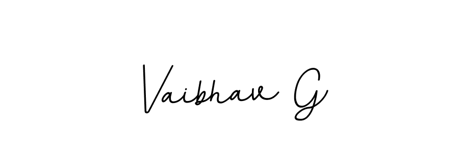 How to Draw Vaibhav G signature style? BallpointsItalic-DORy9 is a latest design signature styles for name Vaibhav G. Vaibhav G signature style 11 images and pictures png