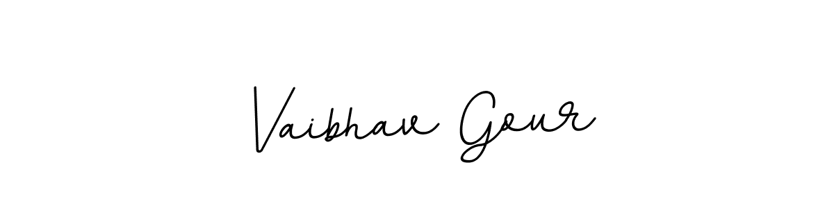 This is the best signature style for the Vaibhav Gour name. Also you like these signature font (BallpointsItalic-DORy9). Mix name signature. Vaibhav Gour signature style 11 images and pictures png