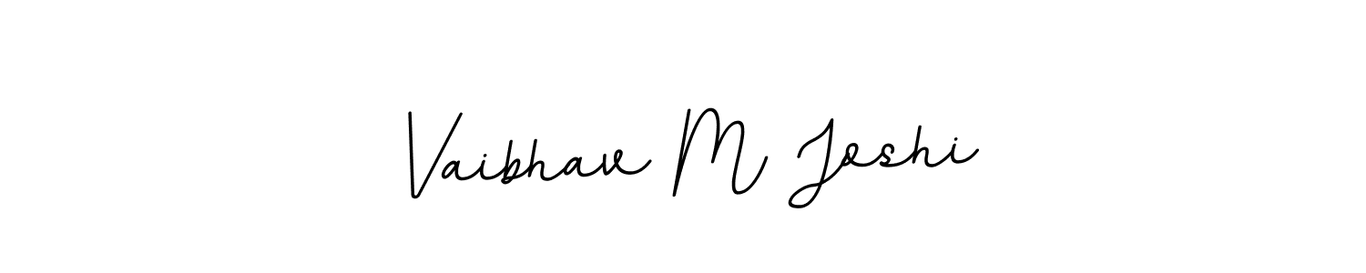 You can use this online signature creator to create a handwritten signature for the name Vaibhav M Joshi. This is the best online autograph maker. Vaibhav M Joshi signature style 11 images and pictures png