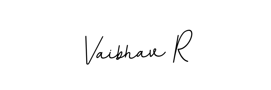 How to make Vaibhav R signature? BallpointsItalic-DORy9 is a professional autograph style. Create handwritten signature for Vaibhav R name. Vaibhav R signature style 11 images and pictures png