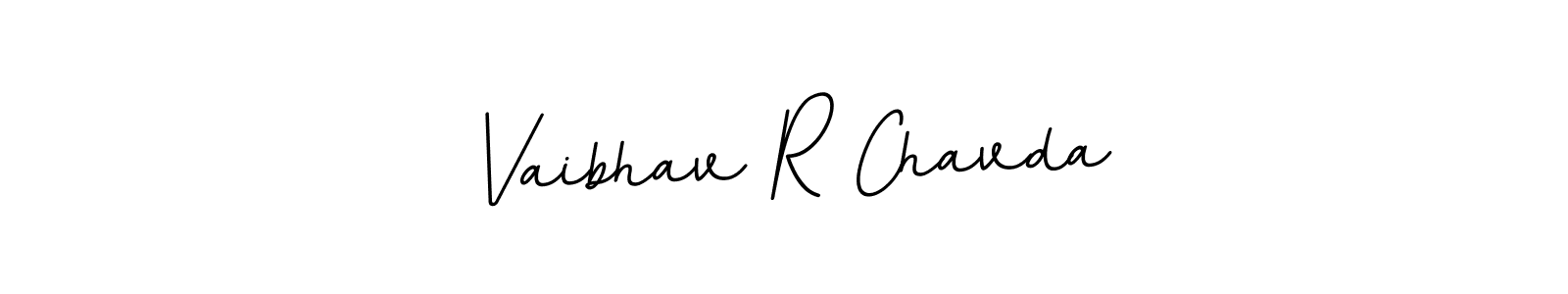 How to make Vaibhav R Chavda signature? BallpointsItalic-DORy9 is a professional autograph style. Create handwritten signature for Vaibhav R Chavda name. Vaibhav R Chavda signature style 11 images and pictures png