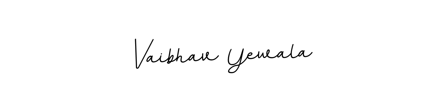 The best way (BallpointsItalic-DORy9) to make a short signature is to pick only two or three words in your name. The name Vaibhav Yewala include a total of six letters. For converting this name. Vaibhav Yewala signature style 11 images and pictures png