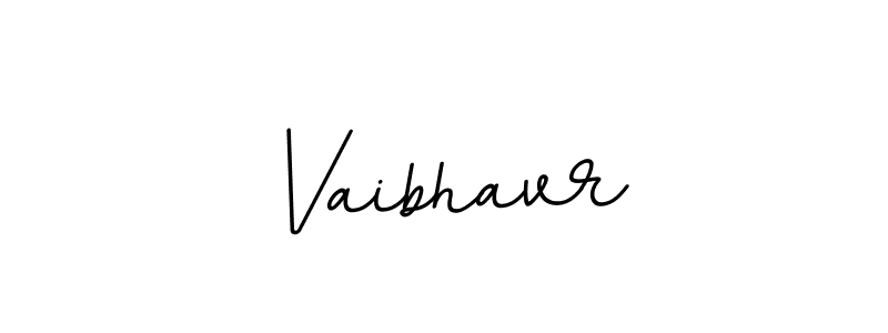 Make a beautiful signature design for name Vaibhavr. With this signature (BallpointsItalic-DORy9) style, you can create a handwritten signature for free. Vaibhavr signature style 11 images and pictures png