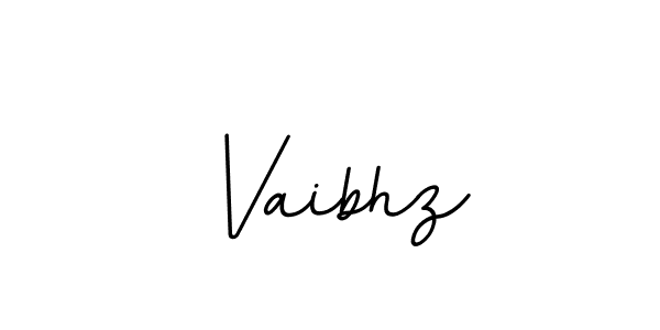 The best way (BallpointsItalic-DORy9) to make a short signature is to pick only two or three words in your name. The name Vaibhz include a total of six letters. For converting this name. Vaibhz signature style 11 images and pictures png