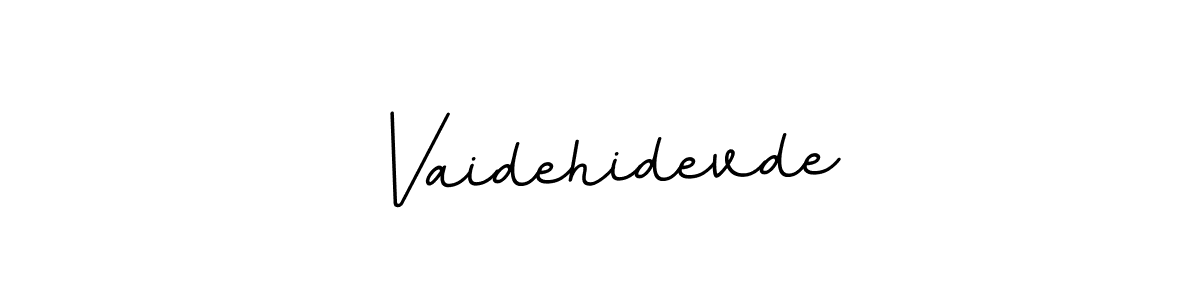 Make a beautiful signature design for name Vaidehidevde. Use this online signature maker to create a handwritten signature for free. Vaidehidevde signature style 11 images and pictures png