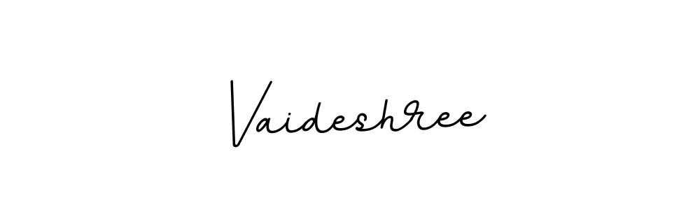 Vaideshree stylish signature style. Best Handwritten Sign (BallpointsItalic-DORy9) for my name. Handwritten Signature Collection Ideas for my name Vaideshree. Vaideshree signature style 11 images and pictures png