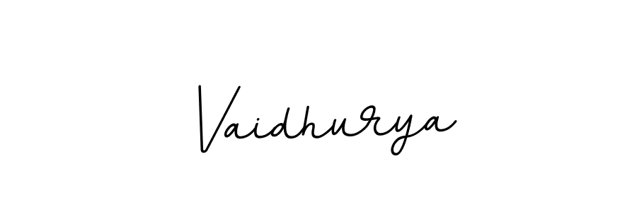 Also we have Vaidhurya name is the best signature style. Create professional handwritten signature collection using BallpointsItalic-DORy9 autograph style. Vaidhurya signature style 11 images and pictures png