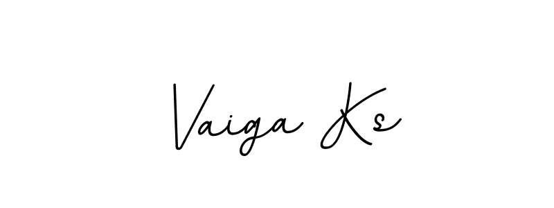 if you are searching for the best signature style for your name Vaiga Ks. so please give up your signature search. here we have designed multiple signature styles  using BallpointsItalic-DORy9. Vaiga Ks signature style 11 images and pictures png