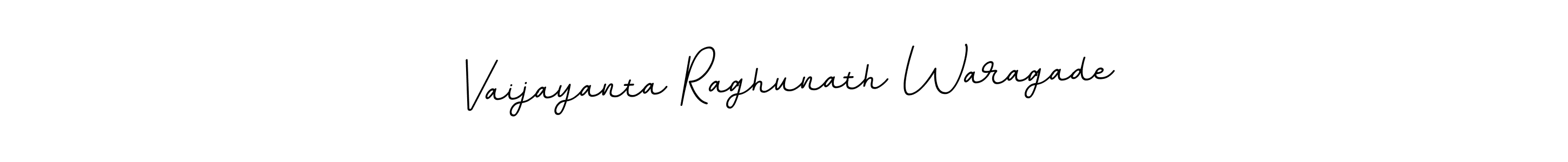 Design your own signature with our free online signature maker. With this signature software, you can create a handwritten (BallpointsItalic-DORy9) signature for name Vaijayanta Raghunath Waragade. Vaijayanta Raghunath Waragade signature style 11 images and pictures png