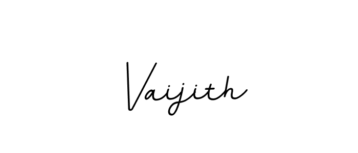 Make a beautiful signature design for name Vaijith. With this signature (BallpointsItalic-DORy9) style, you can create a handwritten signature for free. Vaijith signature style 11 images and pictures png