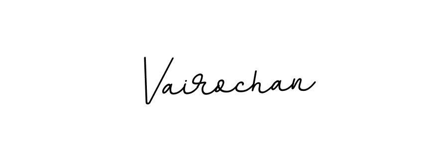 How to make Vairochan name signature. Use BallpointsItalic-DORy9 style for creating short signs online. This is the latest handwritten sign. Vairochan signature style 11 images and pictures png