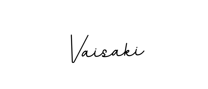 Create a beautiful signature design for name Vaisaki. With this signature (BallpointsItalic-DORy9) fonts, you can make a handwritten signature for free. Vaisaki signature style 11 images and pictures png