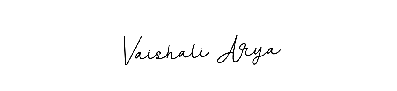 The best way (BallpointsItalic-DORy9) to make a short signature is to pick only two or three words in your name. The name Vaishali Arya include a total of six letters. For converting this name. Vaishali Arya signature style 11 images and pictures png