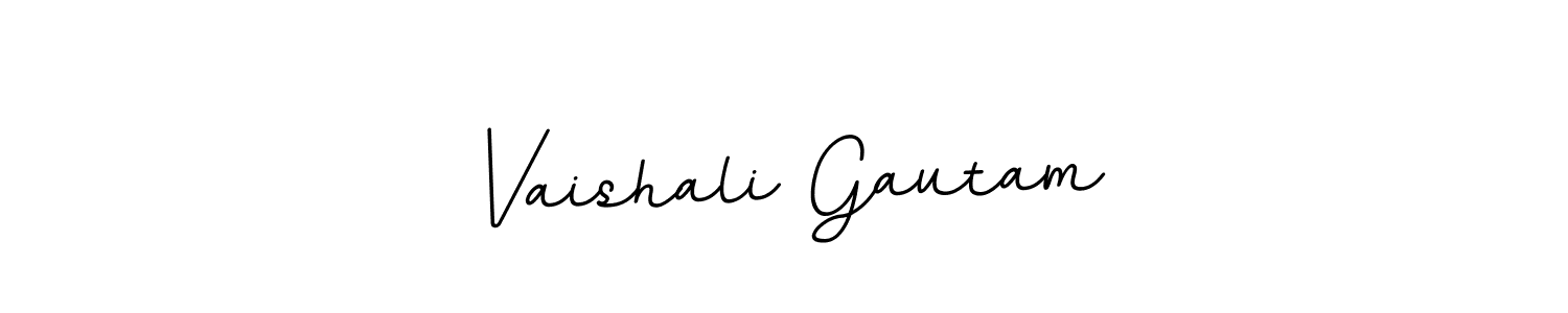 How to make Vaishali Gautam signature? BallpointsItalic-DORy9 is a professional autograph style. Create handwritten signature for Vaishali Gautam name. Vaishali Gautam signature style 11 images and pictures png