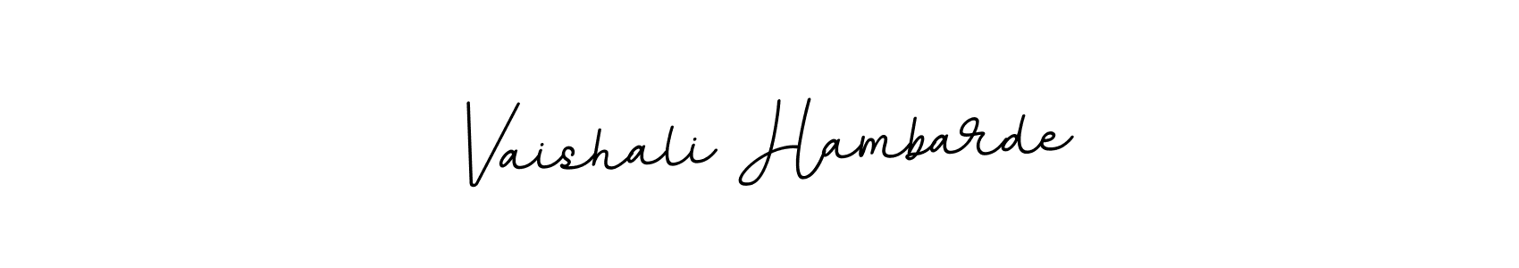 Vaishali Hambarde stylish signature style. Best Handwritten Sign (BallpointsItalic-DORy9) for my name. Handwritten Signature Collection Ideas for my name Vaishali Hambarde. Vaishali Hambarde signature style 11 images and pictures png