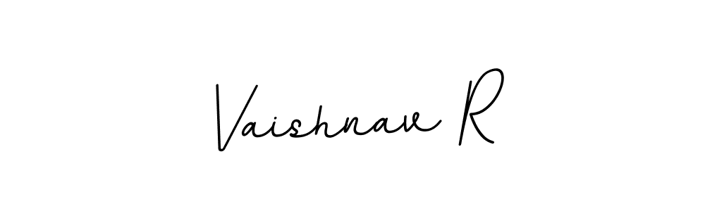 Also we have Vaishnav R name is the best signature style. Create professional handwritten signature collection using BallpointsItalic-DORy9 autograph style. Vaishnav R signature style 11 images and pictures png