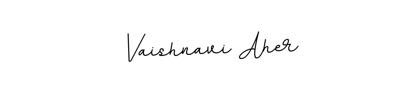 Design your own signature with our free online signature maker. With this signature software, you can create a handwritten (BallpointsItalic-DORy9) signature for name Vaishnavi Aher. Vaishnavi Aher signature style 11 images and pictures png