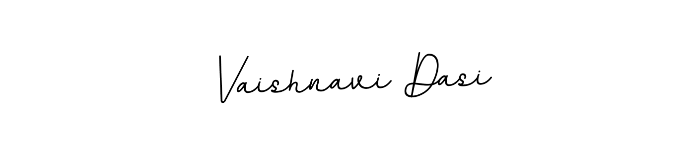Make a beautiful signature design for name Vaishnavi Dasi. With this signature (BallpointsItalic-DORy9) style, you can create a handwritten signature for free. Vaishnavi Dasi signature style 11 images and pictures png