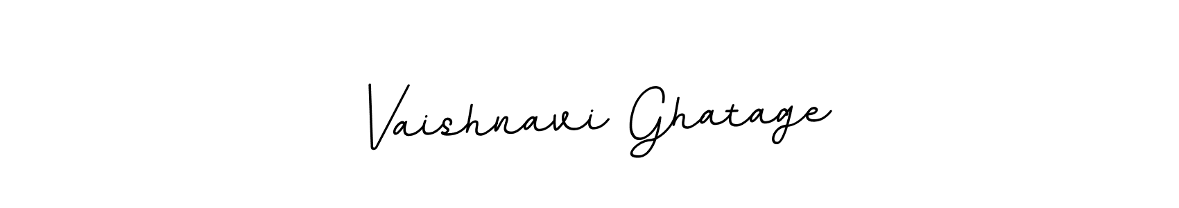 How to make Vaishnavi Ghatage name signature. Use BallpointsItalic-DORy9 style for creating short signs online. This is the latest handwritten sign. Vaishnavi Ghatage signature style 11 images and pictures png