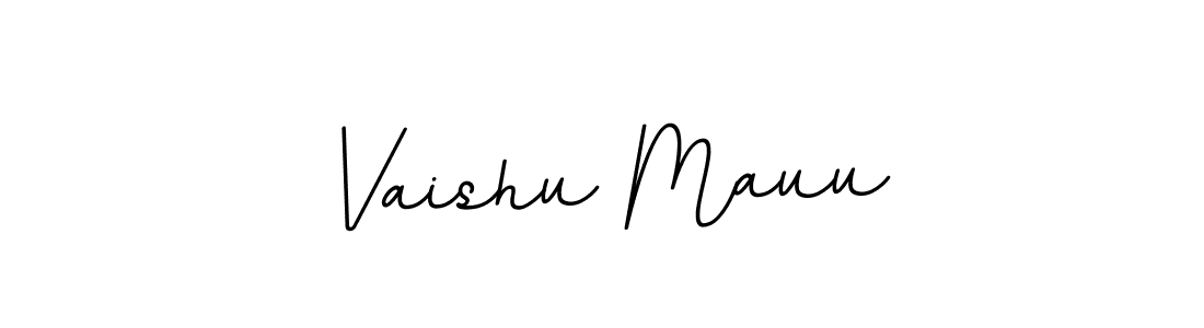 Use a signature maker to create a handwritten signature online. With this signature software, you can design (BallpointsItalic-DORy9) your own signature for name Vaishu Mauu. Vaishu Mauu signature style 11 images and pictures png