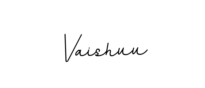 You should practise on your own different ways (BallpointsItalic-DORy9) to write your name (Vaishuu) in signature. don't let someone else do it for you. Vaishuu signature style 11 images and pictures png