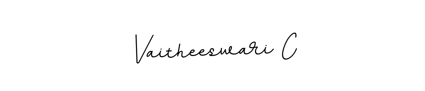 Also we have Vaitheeswari C name is the best signature style. Create professional handwritten signature collection using BallpointsItalic-DORy9 autograph style. Vaitheeswari C signature style 11 images and pictures png