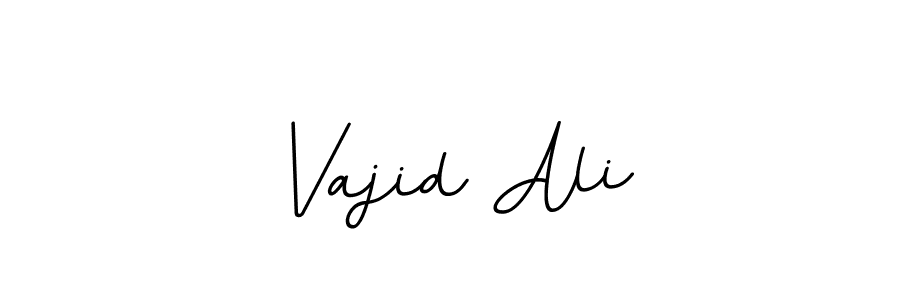 You should practise on your own different ways (BallpointsItalic-DORy9) to write your name (Vajid Ali) in signature. don't let someone else do it for you. Vajid Ali signature style 11 images and pictures png