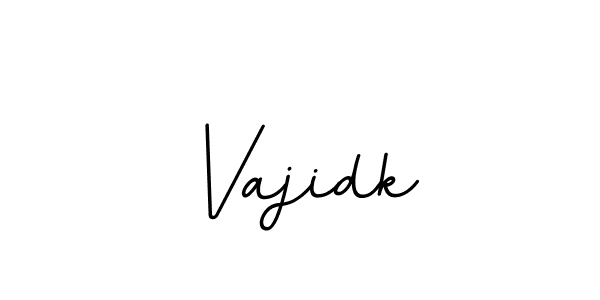 Create a beautiful signature design for name Vajidk. With this signature (BallpointsItalic-DORy9) fonts, you can make a handwritten signature for free. Vajidk signature style 11 images and pictures png