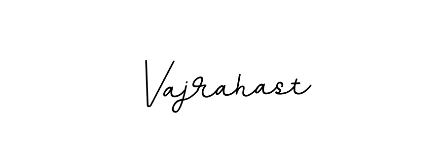 Create a beautiful signature design for name Vajrahast. With this signature (BallpointsItalic-DORy9) fonts, you can make a handwritten signature for free. Vajrahast signature style 11 images and pictures png