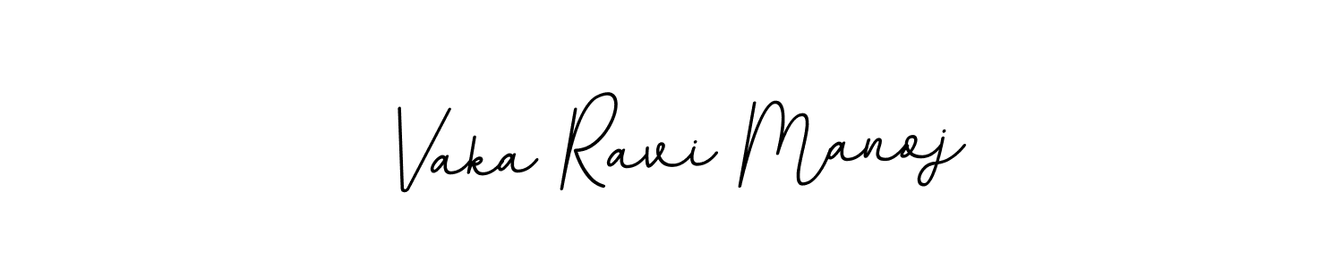 if you are searching for the best signature style for your name Vaka Ravi Manoj. so please give up your signature search. here we have designed multiple signature styles  using BallpointsItalic-DORy9. Vaka Ravi Manoj signature style 11 images and pictures png