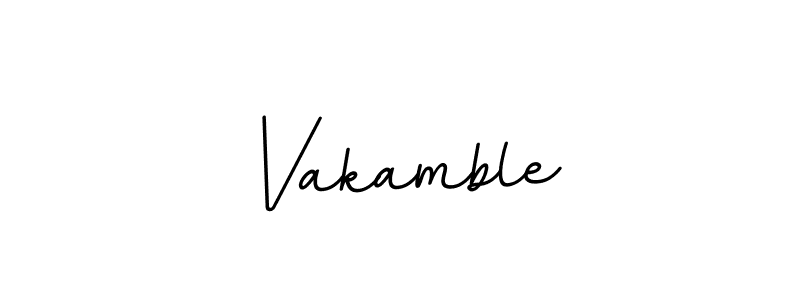 Design your own signature with our free online signature maker. With this signature software, you can create a handwritten (BallpointsItalic-DORy9) signature for name Vakamble. Vakamble signature style 11 images and pictures png