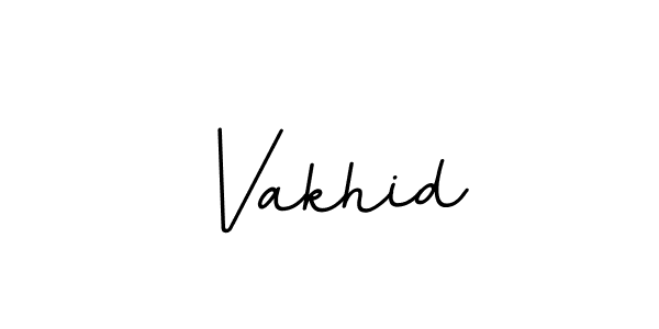 Vakhid stylish signature style. Best Handwritten Sign (BallpointsItalic-DORy9) for my name. Handwritten Signature Collection Ideas for my name Vakhid. Vakhid signature style 11 images and pictures png