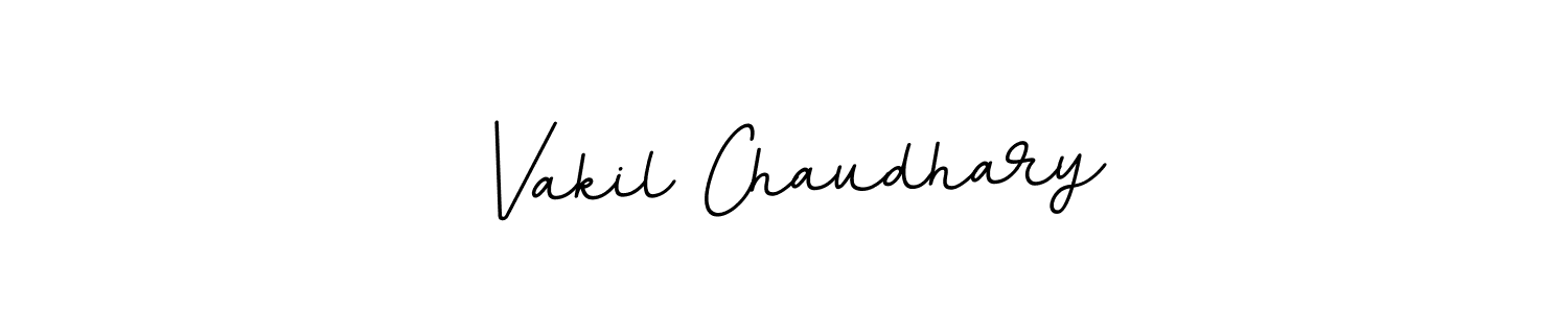 Create a beautiful signature design for name Vakil Chaudhary. With this signature (BallpointsItalic-DORy9) fonts, you can make a handwritten signature for free. Vakil Chaudhary signature style 11 images and pictures png