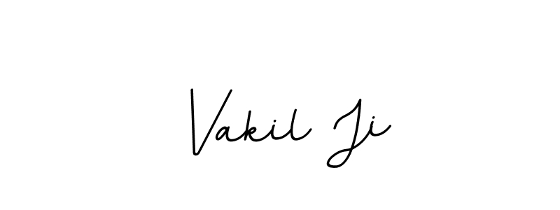 You can use this online signature creator to create a handwritten signature for the name Vakil Ji. This is the best online autograph maker. Vakil Ji signature style 11 images and pictures png