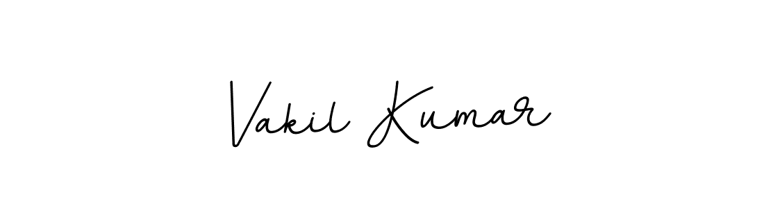 Create a beautiful signature design for name Vakil Kumar. With this signature (BallpointsItalic-DORy9) fonts, you can make a handwritten signature for free. Vakil Kumar signature style 11 images and pictures png