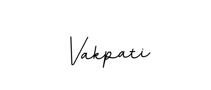 Use a signature maker to create a handwritten signature online. With this signature software, you can design (BallpointsItalic-DORy9) your own signature for name Vakpati. Vakpati signature style 11 images and pictures png