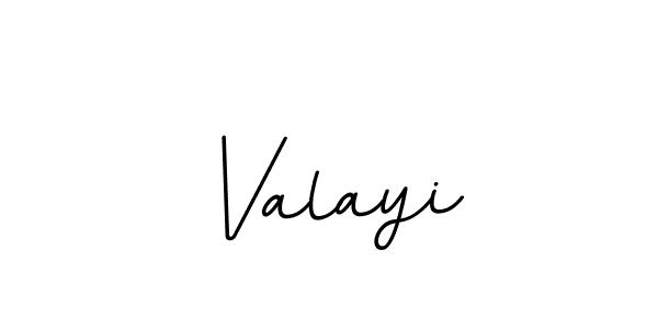 Design your own signature with our free online signature maker. With this signature software, you can create a handwritten (BallpointsItalic-DORy9) signature for name Valayi. Valayi signature style 11 images and pictures png