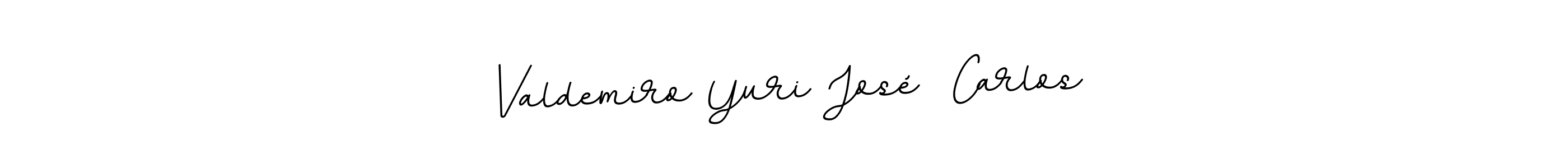 It looks lik you need a new signature style for name Valdemiro Yuri José  Carlos. Design unique handwritten (BallpointsItalic-DORy9) signature with our free signature maker in just a few clicks. Valdemiro Yuri José  Carlos signature style 11 images and pictures png