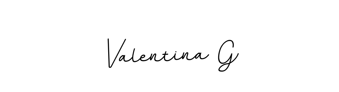 It looks lik you need a new signature style for name Valentina G. Design unique handwritten (BallpointsItalic-DORy9) signature with our free signature maker in just a few clicks. Valentina G signature style 11 images and pictures png