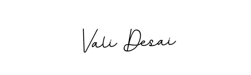 Make a beautiful signature design for name Vali Desai. With this signature (BallpointsItalic-DORy9) style, you can create a handwritten signature for free. Vali Desai signature style 11 images and pictures png