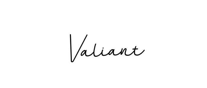 Make a beautiful signature design for name Valiant. With this signature (BallpointsItalic-DORy9) style, you can create a handwritten signature for free. Valiant signature style 11 images and pictures png