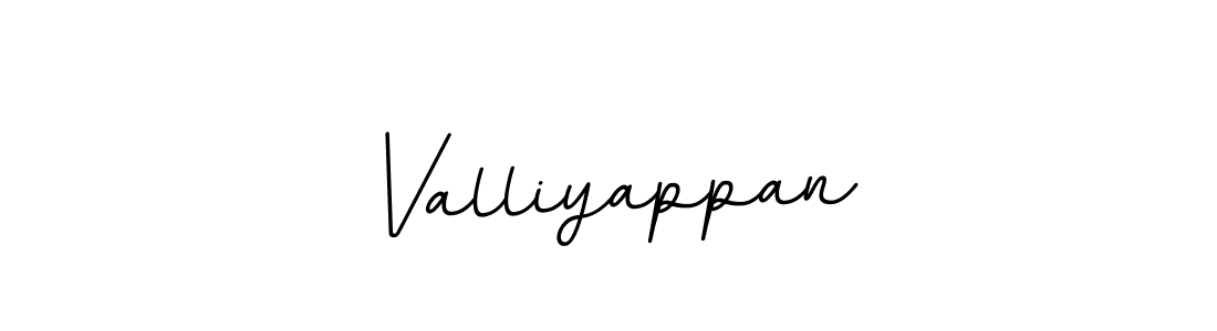 Valliyappan stylish signature style. Best Handwritten Sign (BallpointsItalic-DORy9) for my name. Handwritten Signature Collection Ideas for my name Valliyappan. Valliyappan signature style 11 images and pictures png
